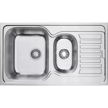 Кухонная мойка Omoikiri Kashiogawa 86-2 IN нержавеющая сталь (4993454)