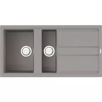 Кухонная мойка Omoikiri Kitagawa 100-2-GR leningrad grey (4993804)