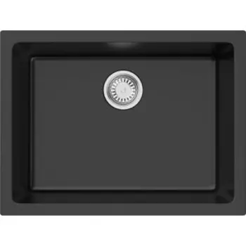 Кухонная мойка Omoikiri Okinoshima 61-U/I-BL черный (4997063)