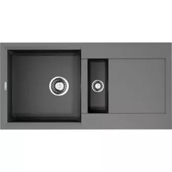 Кухонная мойка Omoikiri Sakaime 86-2-GR leningrad grey (4993560)