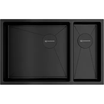 Кухонная мойка Omoikiri Taki 69-2-U/IF-GB-L Side графит (4997050)
