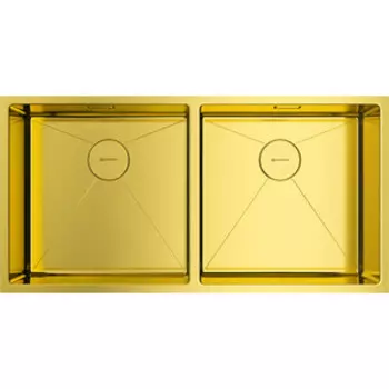 Кухонная мойка Omoikiri Taki 86-2-U/IF LG светлое золото (4993792)