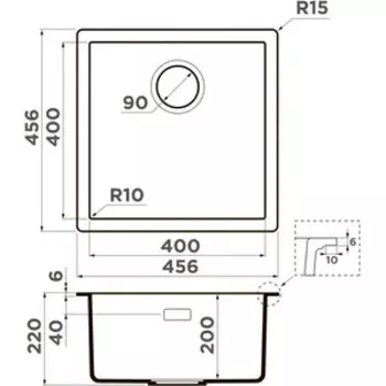 Кухонная мойка Omoikiri Yamakawa 45 Integra-WG wind green (4997247)