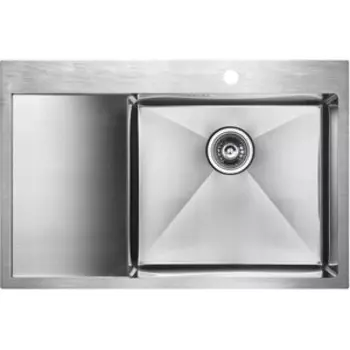 Кухонная мойка Paulmark Atlan нержавеющая сталь (PM217851-BSR)