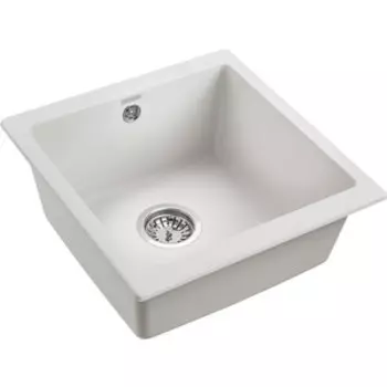 Кухонная мойка Paulmark Brilon белый (PM104546-WH)