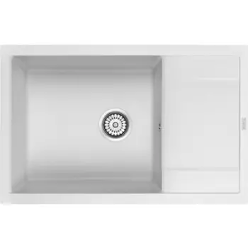 Кухонная мойка Paulmark Verlass 78х50 белый (PM317850-WH)