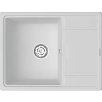 Кухонная мойка Point Стил 65 белая (PN3009W)