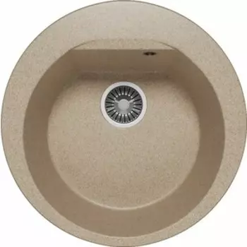 Кухонная мойка Polygran Atol 520 №302 песочный (627475)