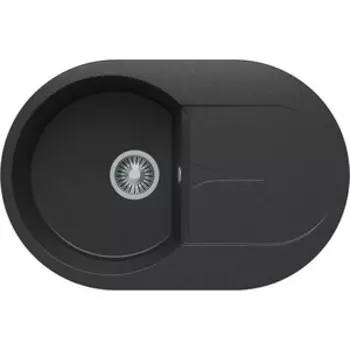 Кухонная мойка Polygran Atol 760 №16 черный (679016)