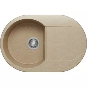 Кухонная мойка Polygran Atol 760 №302 песочный (679047)