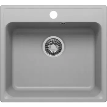 Кухонная мойка Polygran Quartz Bond 530 дым