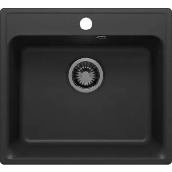 Кухонная мойка Polygran Quartz Bond 530 уголь