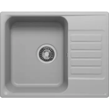 Кухонная мойка Polygran Quartz Bond 600 дым