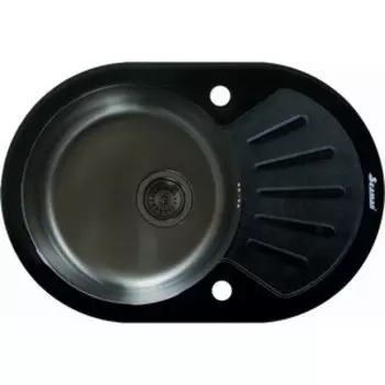 Кухонная мойка Seaman Eco Glass SMG-730B.B Gun PVD