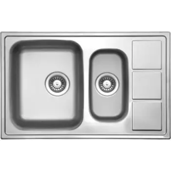 Кухонная мойка TopZero LT 780.500.15 нержавеющая сталь, полированная