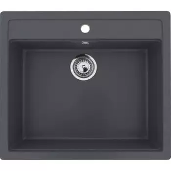 Кухонная мойка Ulgran U-104 антрацит (U-104-343)