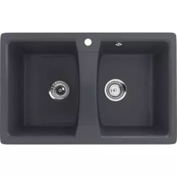 Кухонная мойка Ulgran U-402 антрацит (U-402-343)