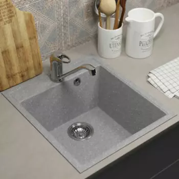 Кухонная мойка Uperwood ECON UPD-404-003 серая матовая