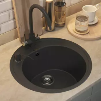 Кухонная мойка Uperwood Quartz Premium UPD-01-04 черная