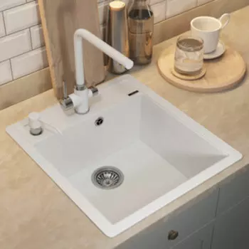 Кухонная мойка Uperwood Quartz Premium UPD-07-01 белая