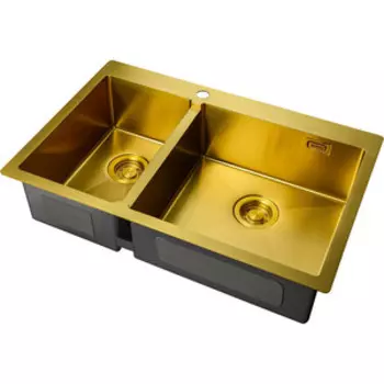 Кухонная мойка ZorG Light ZL R 780-2-510-R бронза