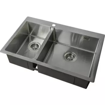 Кухонная мойка ZorG Light ZL R 780-2-510-R нержавеющая сталь