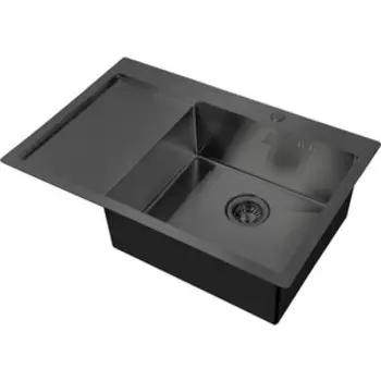 Кухонная мойка ZorG Steel Hammer SH 7851-R графит