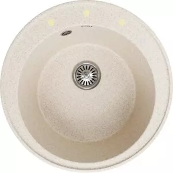 Кухонная мойка ZOX ZX-GM 01 48х48 бежевая (4630085461715)