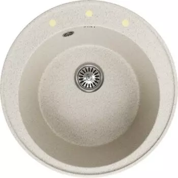 Кухонная мойка ZOX ZX-GM 01 48х48 песочная (4630085461739)