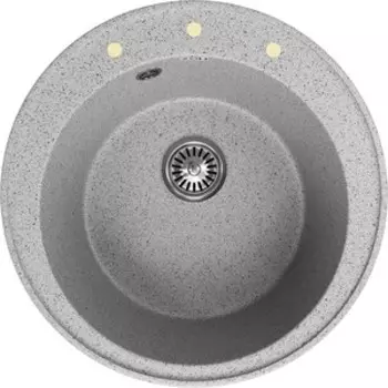 Кухонная мойка ZOX ZX-GM 01 48х48 серая (4630085461746)