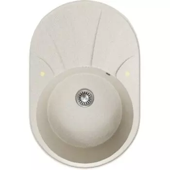 Кухонная мойка ZOX ZX-GM 03 74х48 с крылом, песочная (4630085461838)