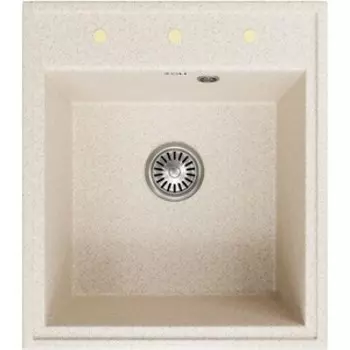 Кухонная мойка ZOX ZX-GM 04 42х48 бежевая (4630085461869)