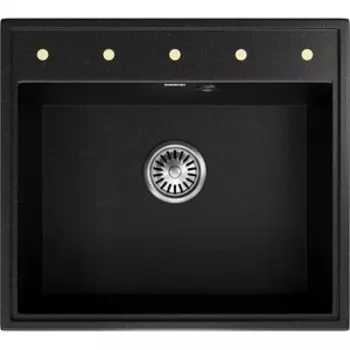 Кухонная мойка ZOX ZX-GM 09 57х51 черная (4630085462156)