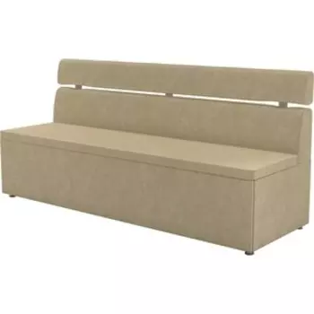 Кухонный диван АртМебель Классик микровельвет бежевый