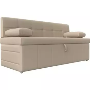 Кухонный диван АртМебель Лео эко-кожа бежевый