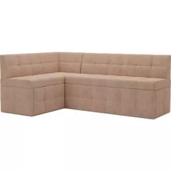 Кухонный диван Mebel Ars Атлантис левый угол (бежевый - Luna 061) 212х84х135 см