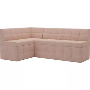 Кухонный диван Mebel Ars Атлантис левый угол (Кордрой бежевый) 212х84х135 см