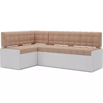 Кухонный диван Mebel Ars Ганновер левый угол (бежевый - Luna 061) 178х82х103 см