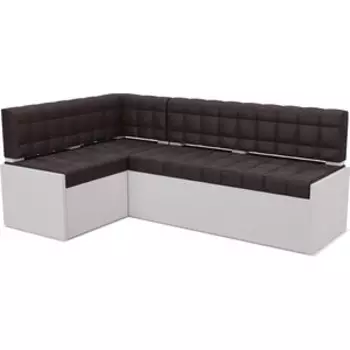 Кухонный диван Mebel Ars Ганновер правый угол (бархат шоколадный STAR VELVET 60 COFFEE) 178х82х103 см