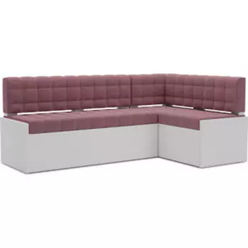 Кухонный диван Mebel Ars Ганновер правый угол (велюр пудра НВ-178 18) 178х82х103 см