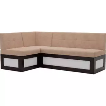 Кухонный диван Mebel Ars Нотис левый угол (бежевый - Luna 061) 207х82х132 см
