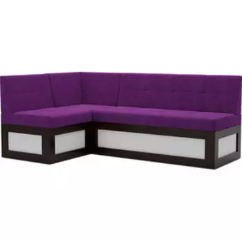 Кухонный диван Mebel Ars Нотис левый угол (фиолет) 207х82х132 см