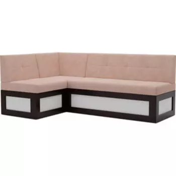 Кухонный диван Mebel Ars Нотис левый угол (Кордрой бежевый) 207х82х132 см