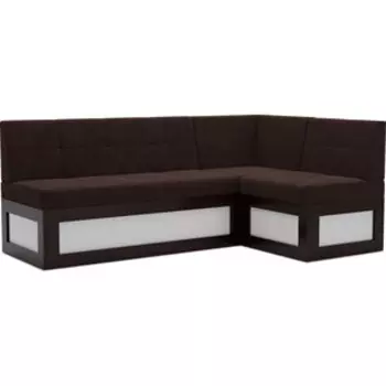 Кухонный диван Mebel Ars Нотис правый угол (велюр шоколад HB-178 16) 207х82х132 см