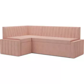 Кухонный диван Mebel Ars Вермут левый угол (Кордрой бежевый) 213х82х133 см