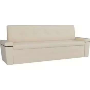 Кухонный диван Мебелико Деметра эко-кожа (бежевый)