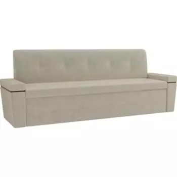 Кухонный диван Мебелико Деметра микровелвет (бежевый)