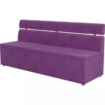 Кухонный диван Мебелико Классик микровельвет фиолетовый