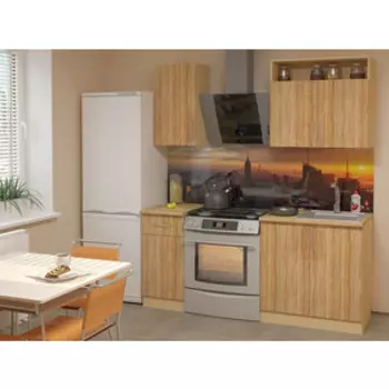 Кухонный гарнитур БАРОНС ГРУПП Лира - 1 маслина севилья/клен