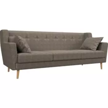 Кухонный прямой диван АртМебель Брайтон 3-х местный корфу 03